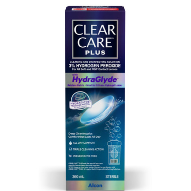 Clear Care Plus Hydraglyde Contact Lens Solution 360 mL