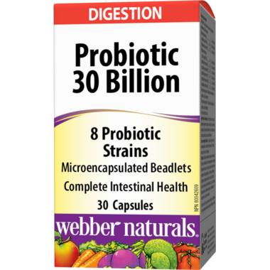 Webber Naturals Probiotic 30 Billion 30 Capsules