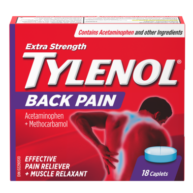 Tylenol Back Pain Extra Strength 18 Caplets